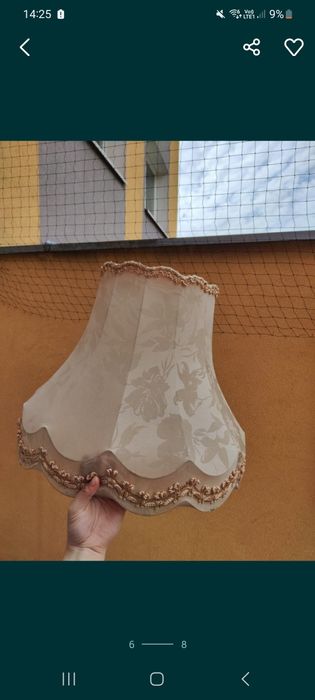 Duży starodawny klosz abażur do lampy antykŚrednica dolna 49cm
Średnic