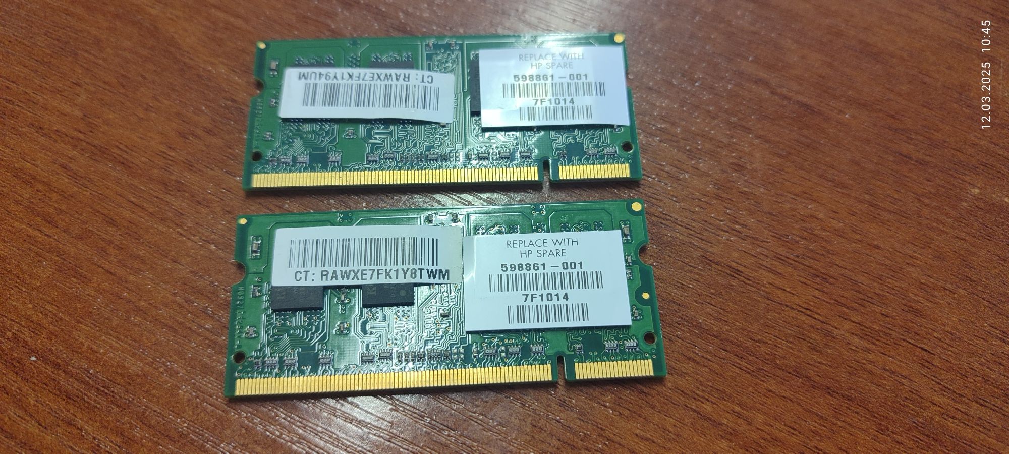 Оперативна пам'ять Kingston 1gb 1rx8 pc2 6400s 666-12-b2