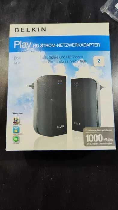 Belkin Play Powerline HD Adaptadores de Rede através do fios eletricos
