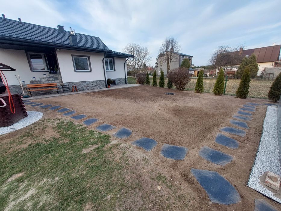 Usługi budowlane ogrodnicze, prace ziemne, wycinka drzew/krzaków rębak