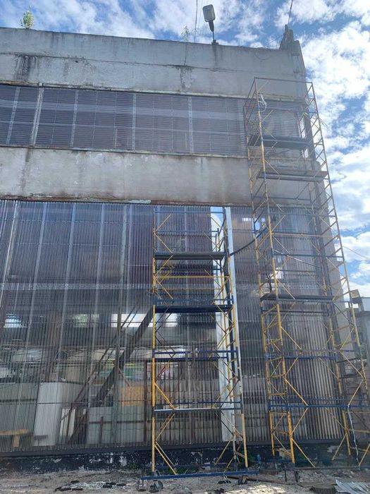 Зашивка поликарбонатом навесов, беседок, террас, предприятий !