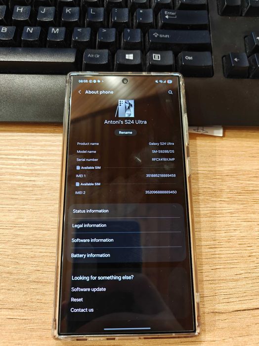Samsung Galaxy S24 Ultra 12/256 Titanium Gray [Knox 0x1]