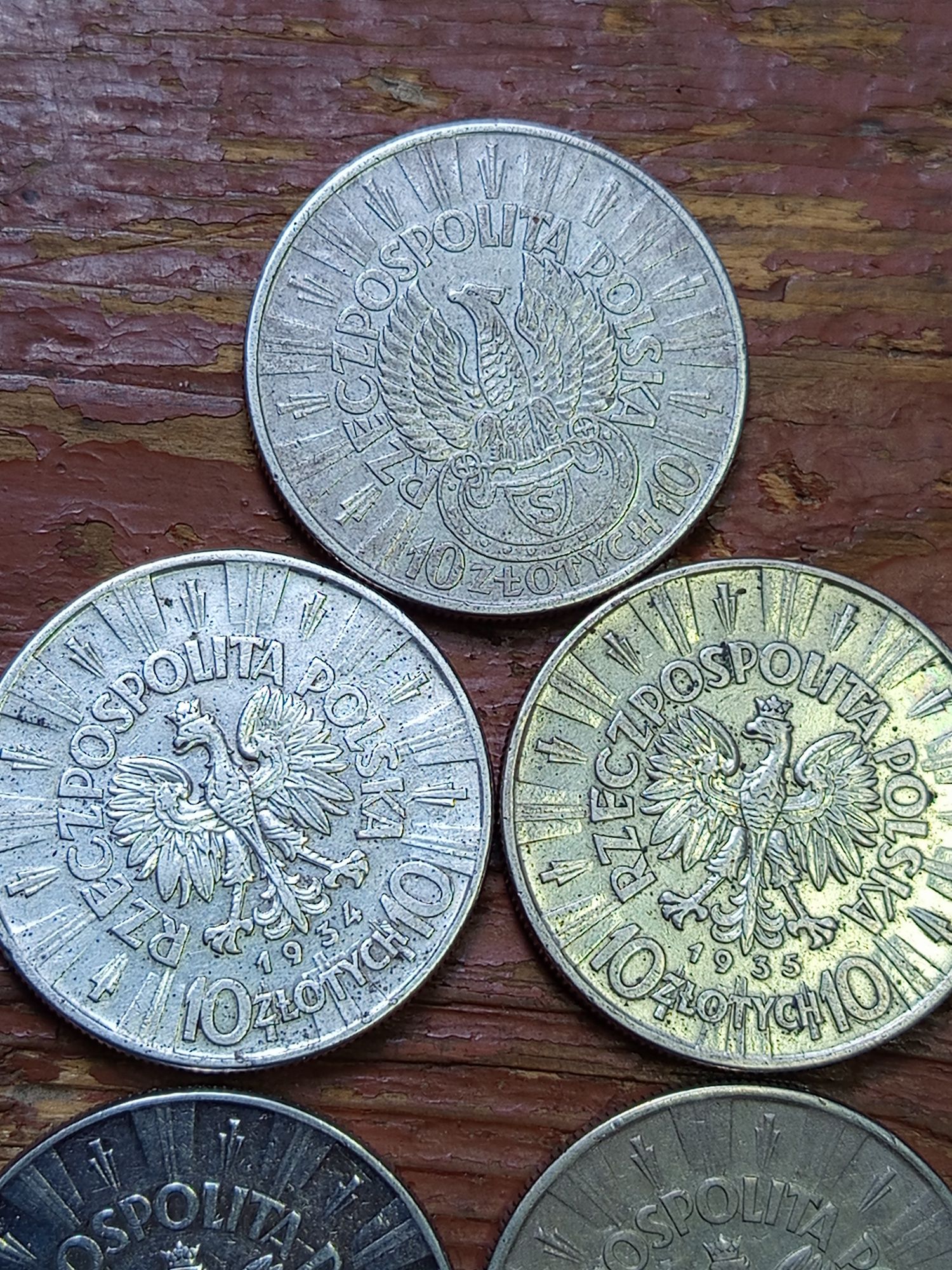 Piłsudski monety srebrne II RP Strzelecki