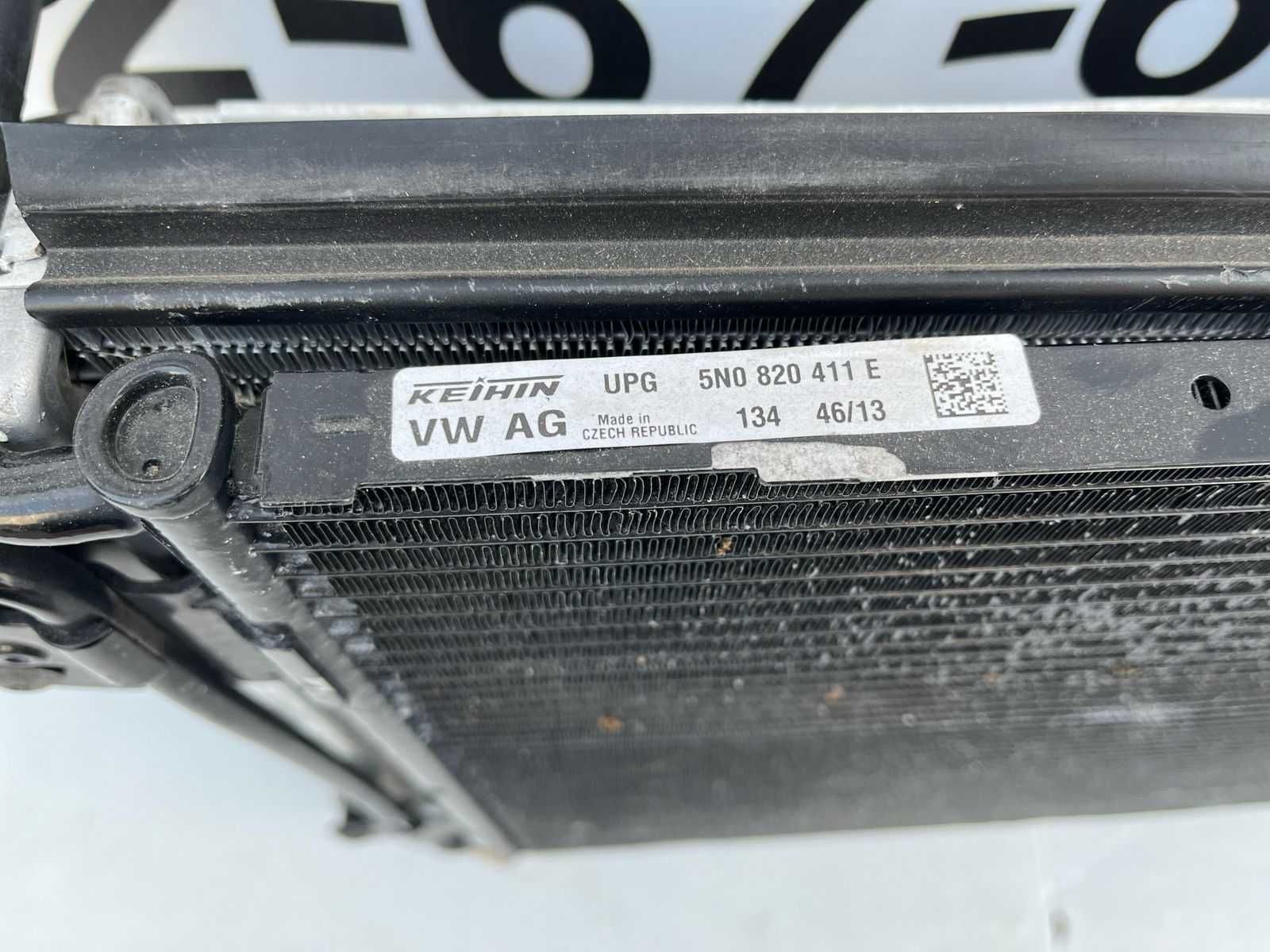 Радіатор комплект Tiguan 1 2.0 TDI 5K0121253D 5N0820411E 1K0121251BN