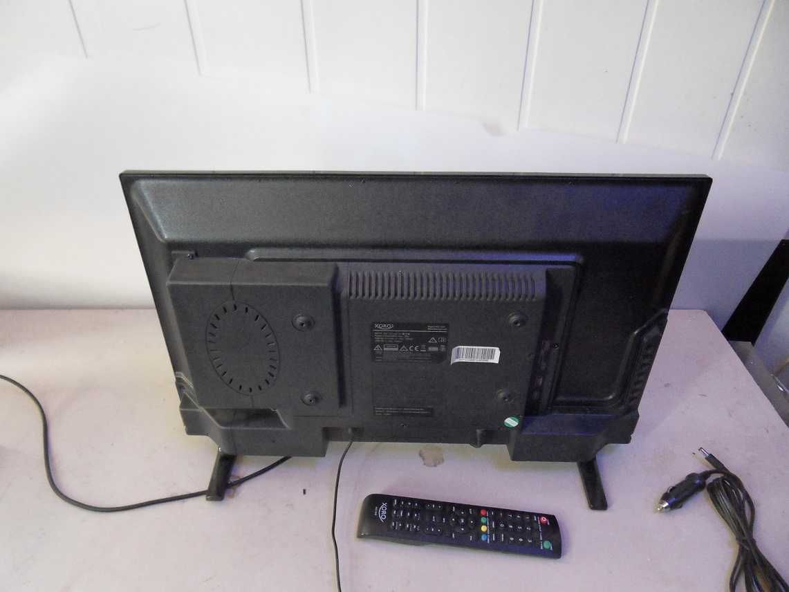 LED Tv 24" dvb-t/2 hevc gwarancja 12v i 230v
