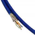Мережевий кабель 100m lan вита пара 7А категорія Corning 7A blue cable