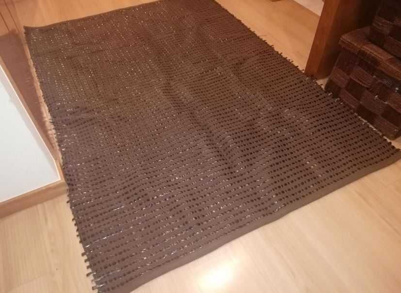 Tapete Castanho Elegante, Moderno 130 X 190 - Excelente Preço