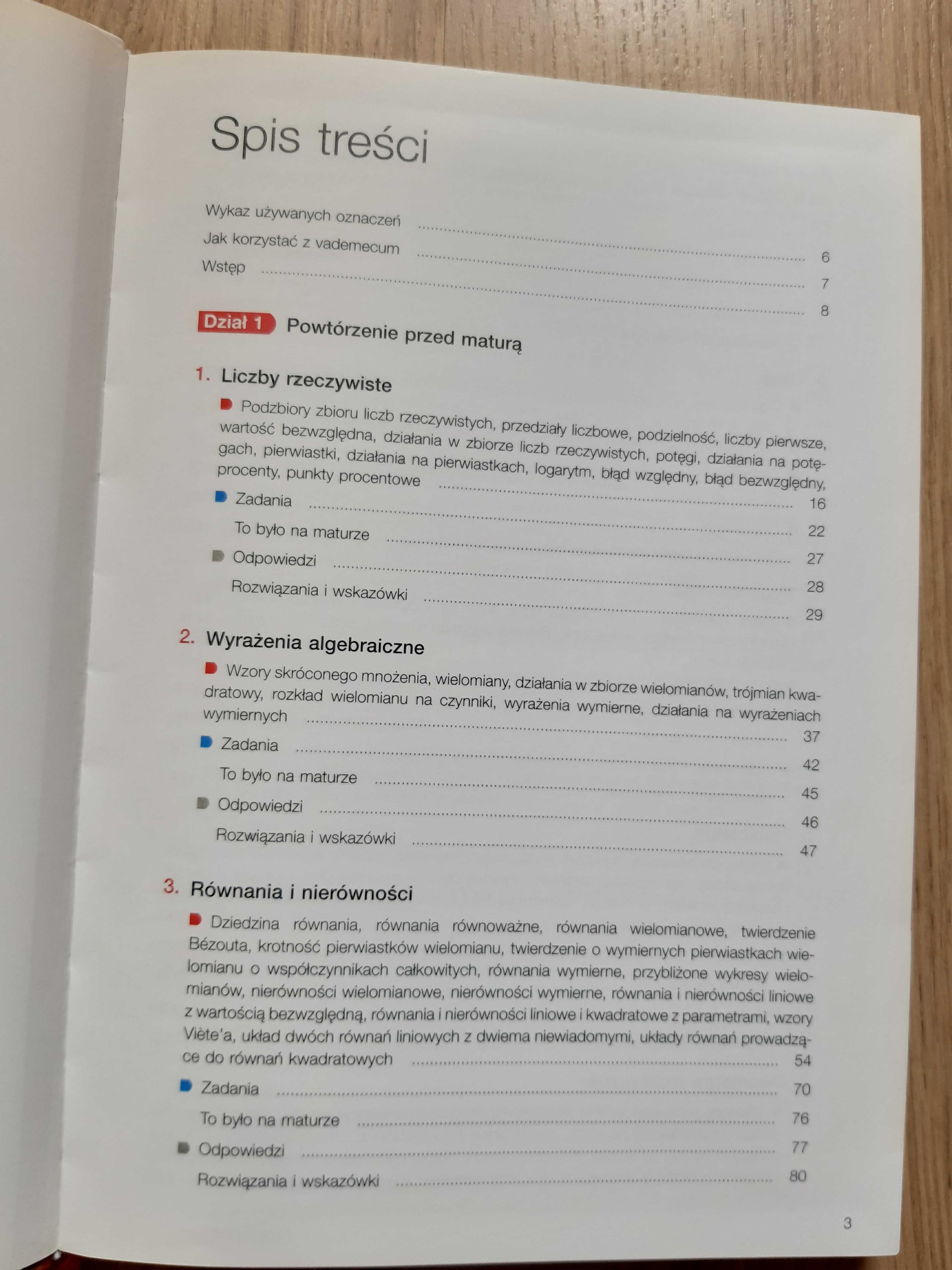 Teraz matura. Matematyka. Vademecum. Poziom rozszerzony.