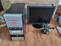 Komputer stacjonarny + monitor LG Flatron L1960TR Asus Intel NVidia