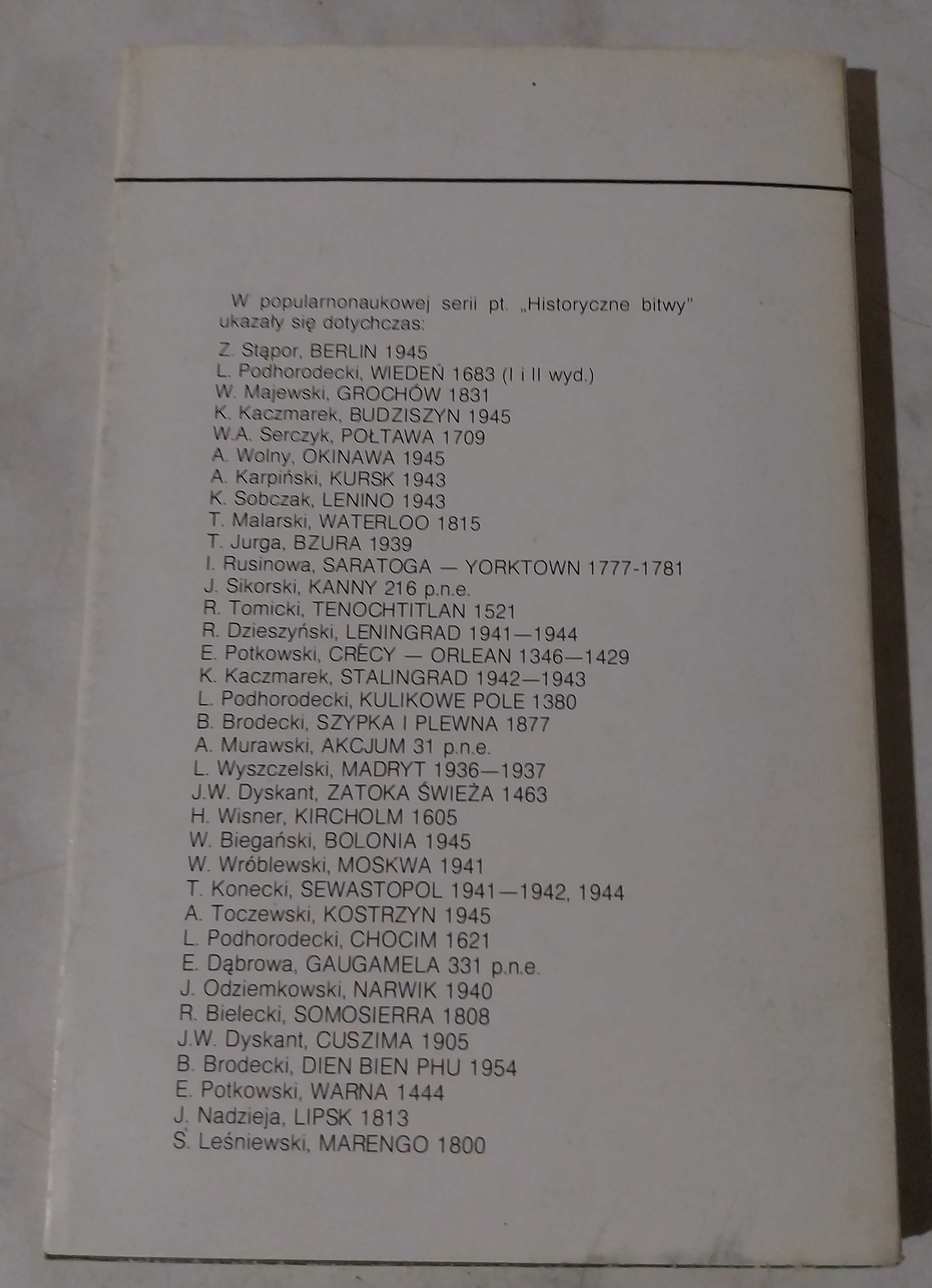 Janusz Wojtasik - Podhajce 1698 - Historyczne bitwy