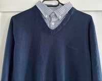 Stylowy sweter męski w szpic Pierre Cardin rozmiar M / jak nowy!