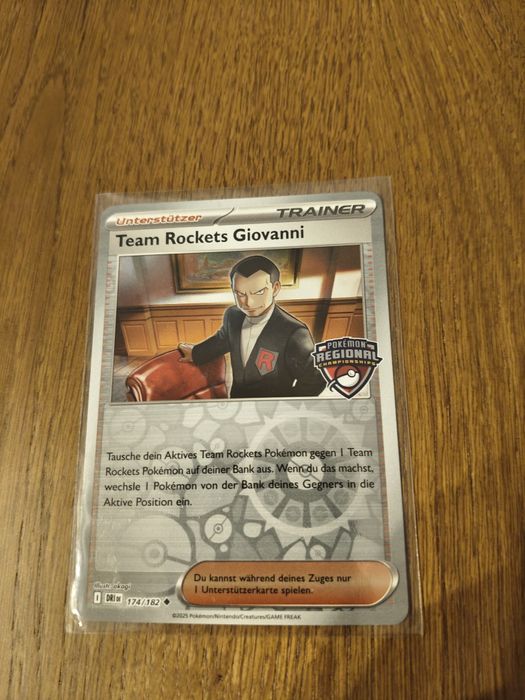Karta Pokemon TCG Team Rockets Giovanni 174/182