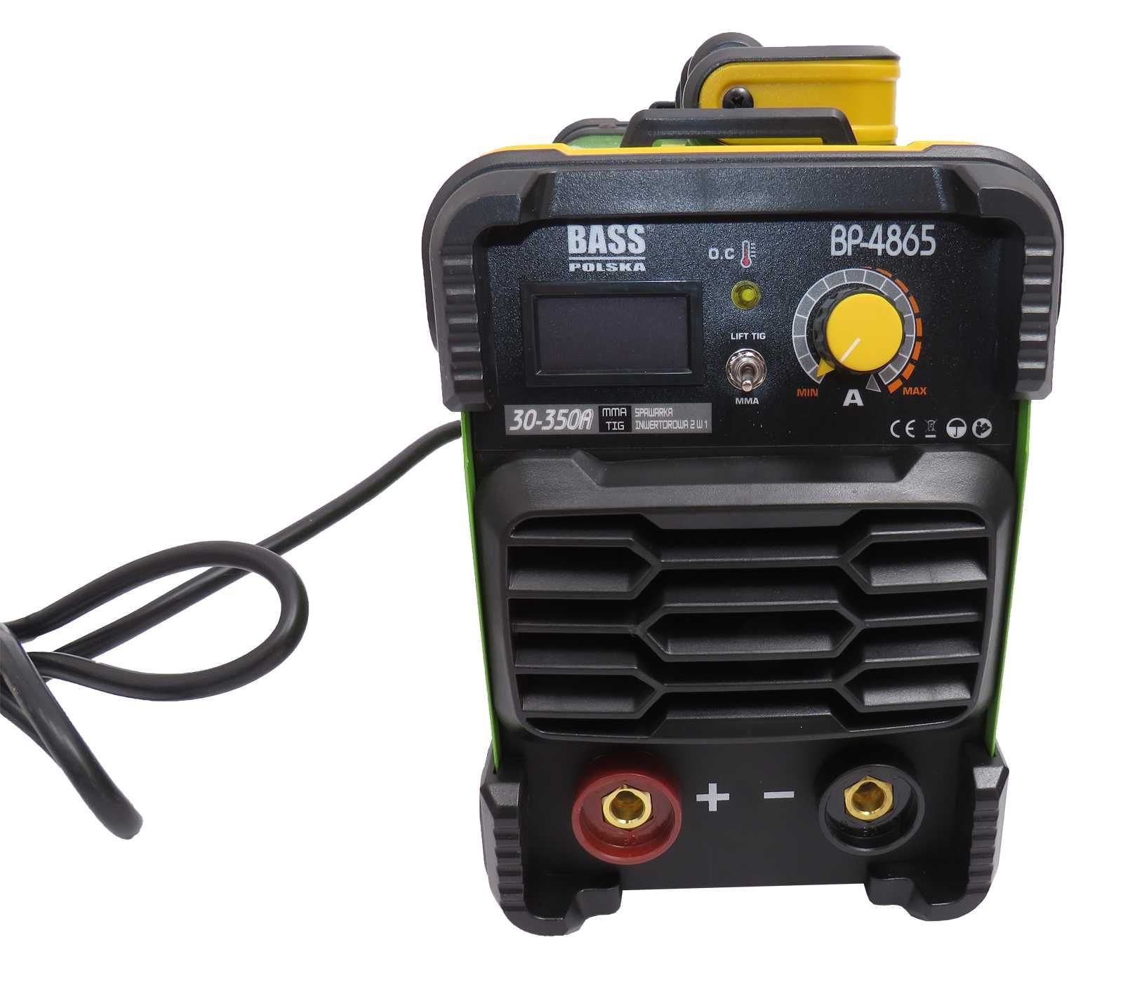 BASS POLSKA Spawarka Inwertorowa Inwerterowa 350a Tig Mma Lcd BP4865