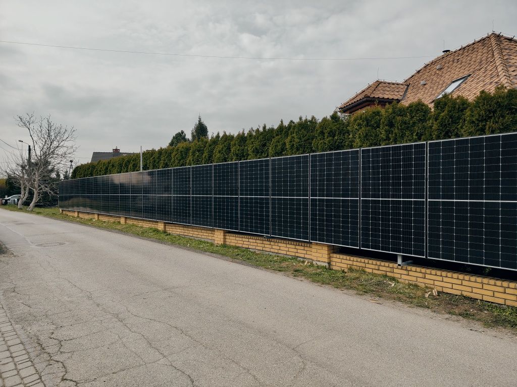 Ogrodzenie fotowoltaiczne, możliwość montażu