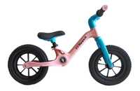 Rowerek biegowy świecące koła rower dla dzieci różowy Rabbit