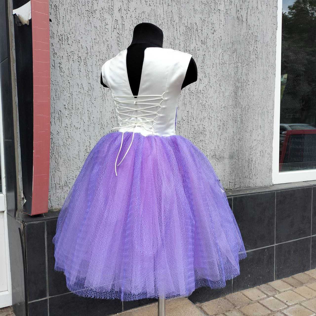 Сукня на випуск в садочок красивое нежное платье выпускной 6-7