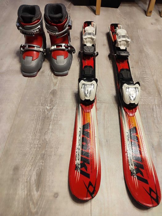 Dziecięcy komplet narciarski narty 90cm i buty 18-21cm