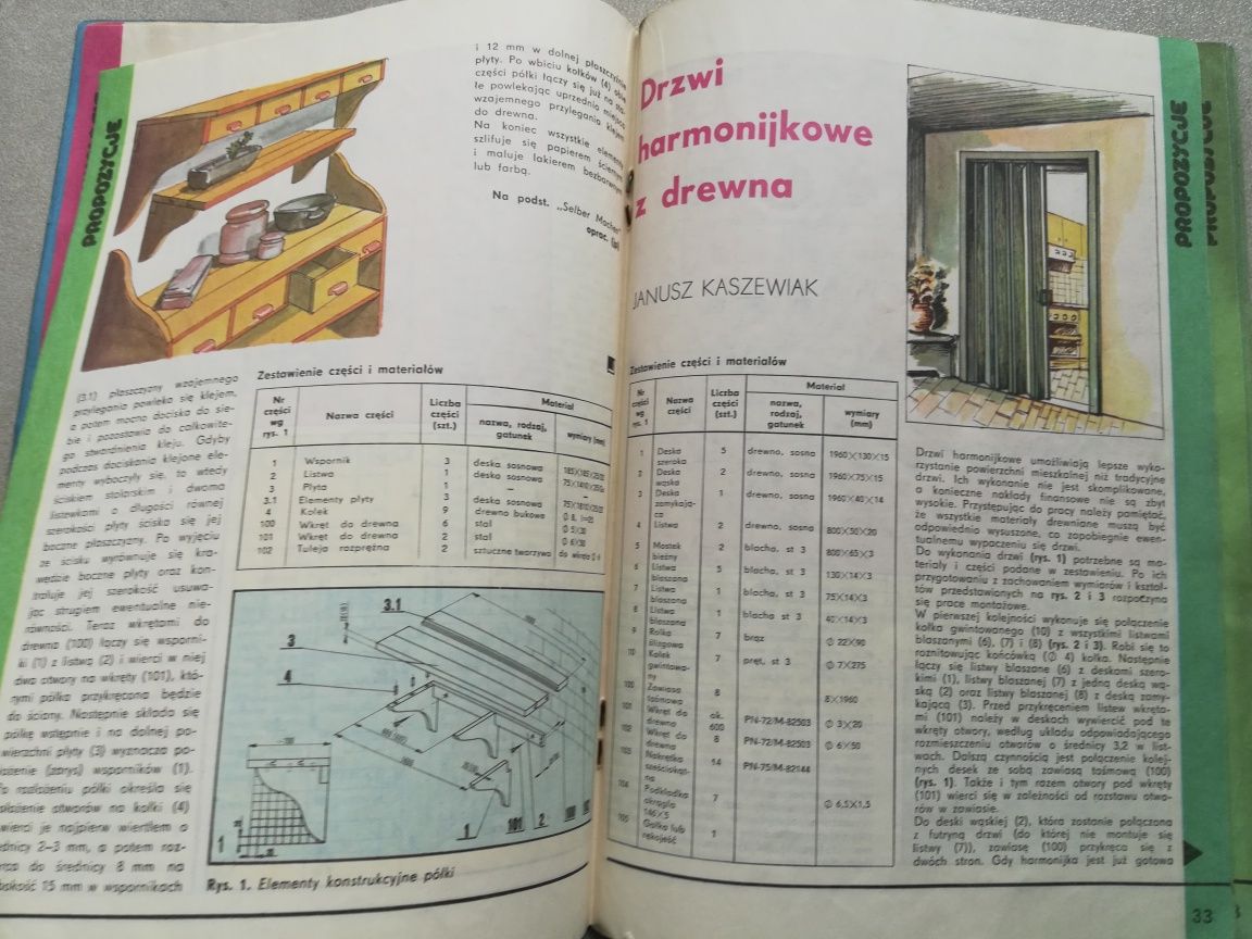 Czasopismo kwartalnik Sam zrobię encyklopedia 1988 PRL vintage