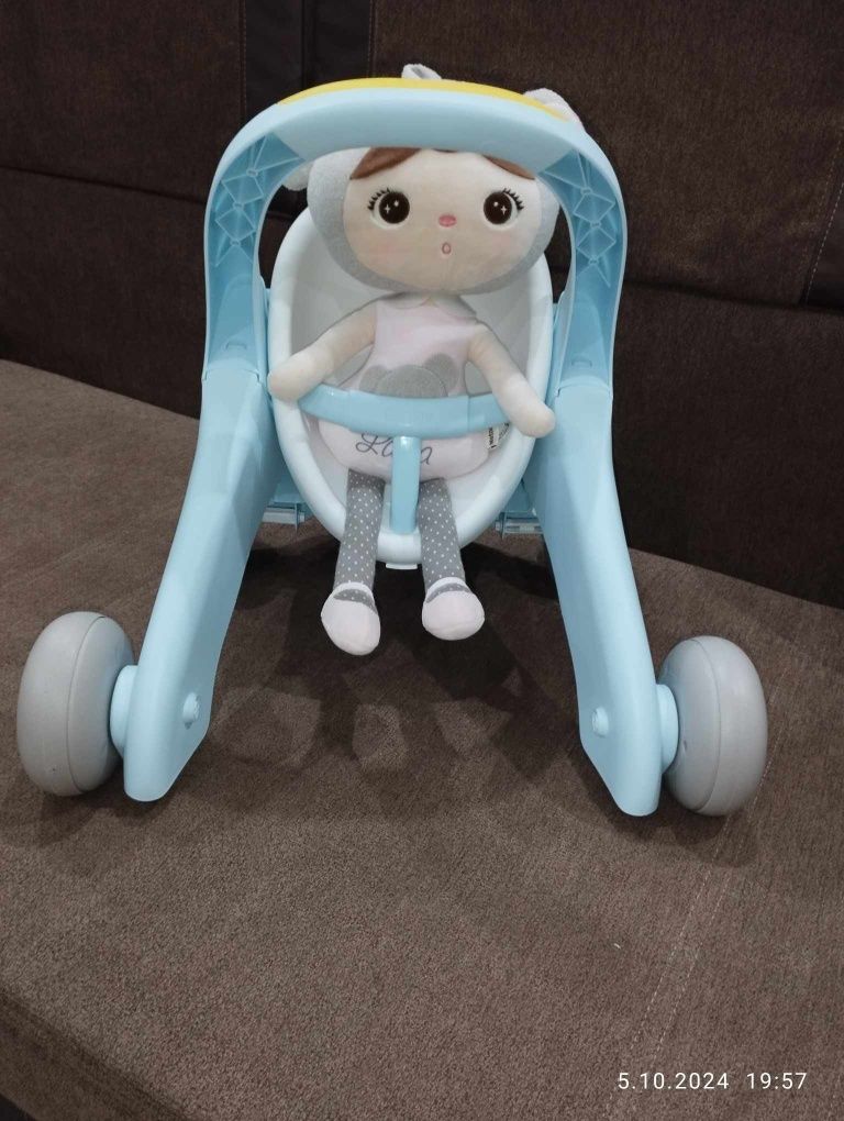 Chodzik Pchacz Wózek MiniKiss 3w1 Smoby stan jak nowy.