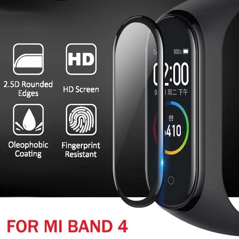 Szkło Elasyczne hybrydowe 3D MI Band 4 MiBand4 Xiaomi