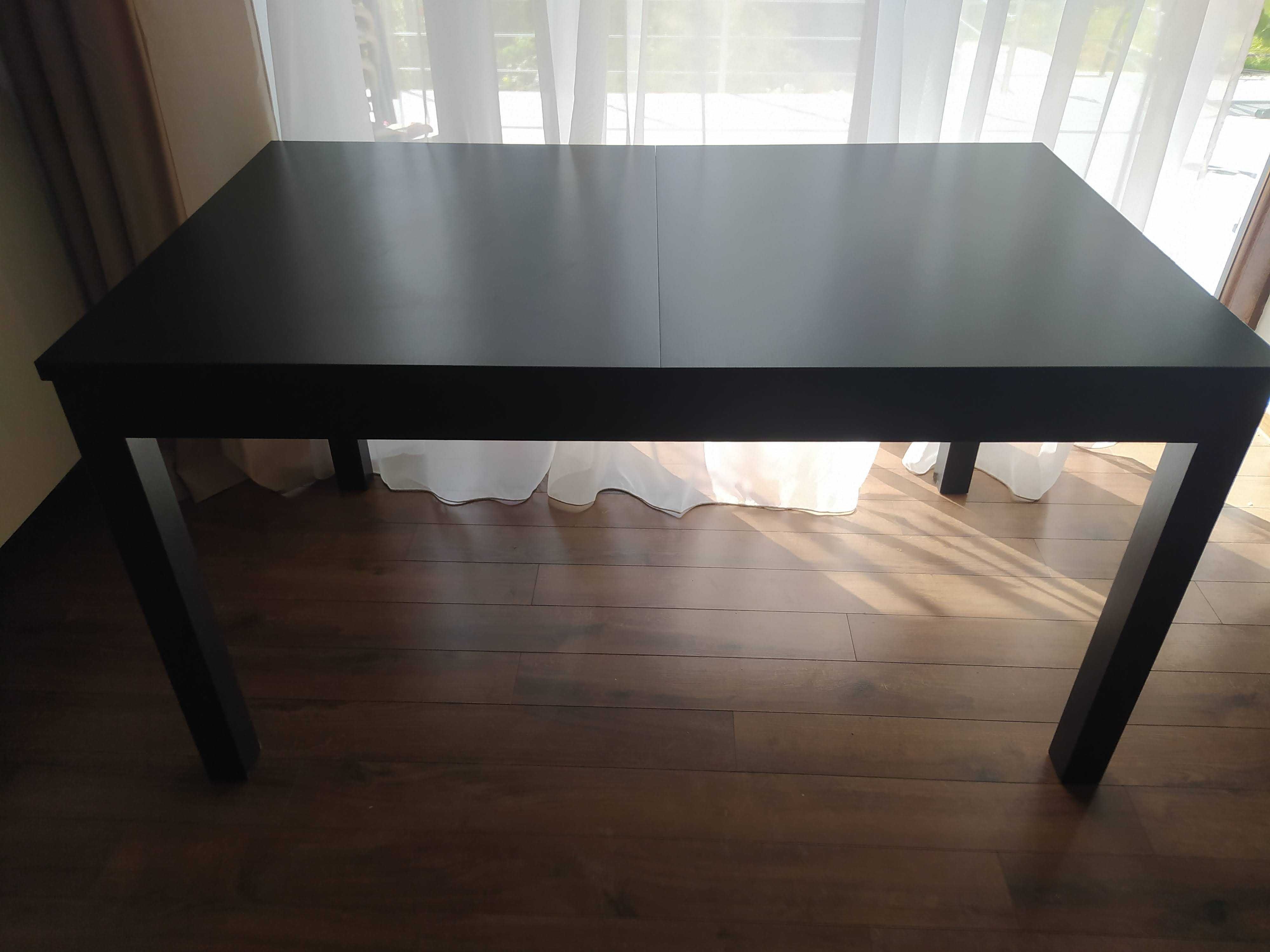 Stół rozkładany czarnobrąz IKEA