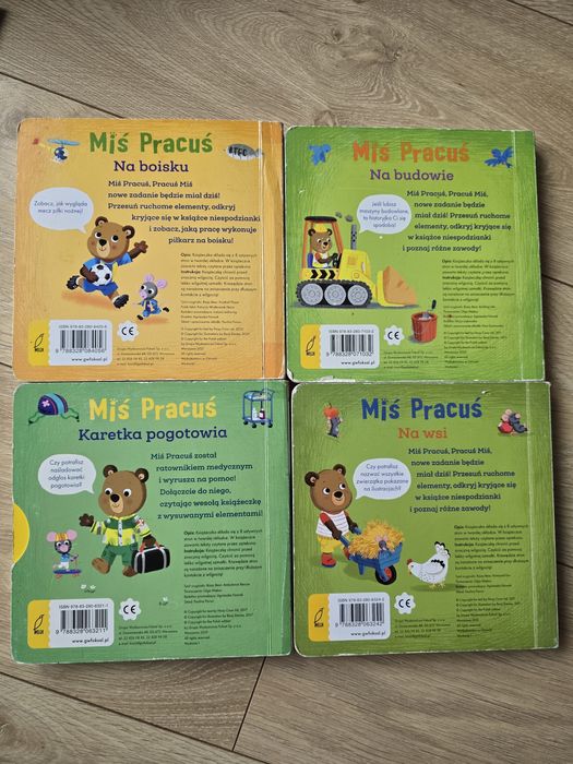 Książeczki z ruchomymi elementami Mis pracuś