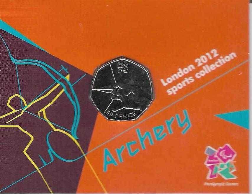 Inglaterra - - - "2012 Jogos Olímpicos de Londres" - - - - - Moedas