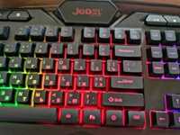 114 клавиш геймерская игровая клавиуатура с подсветкой rgb новая