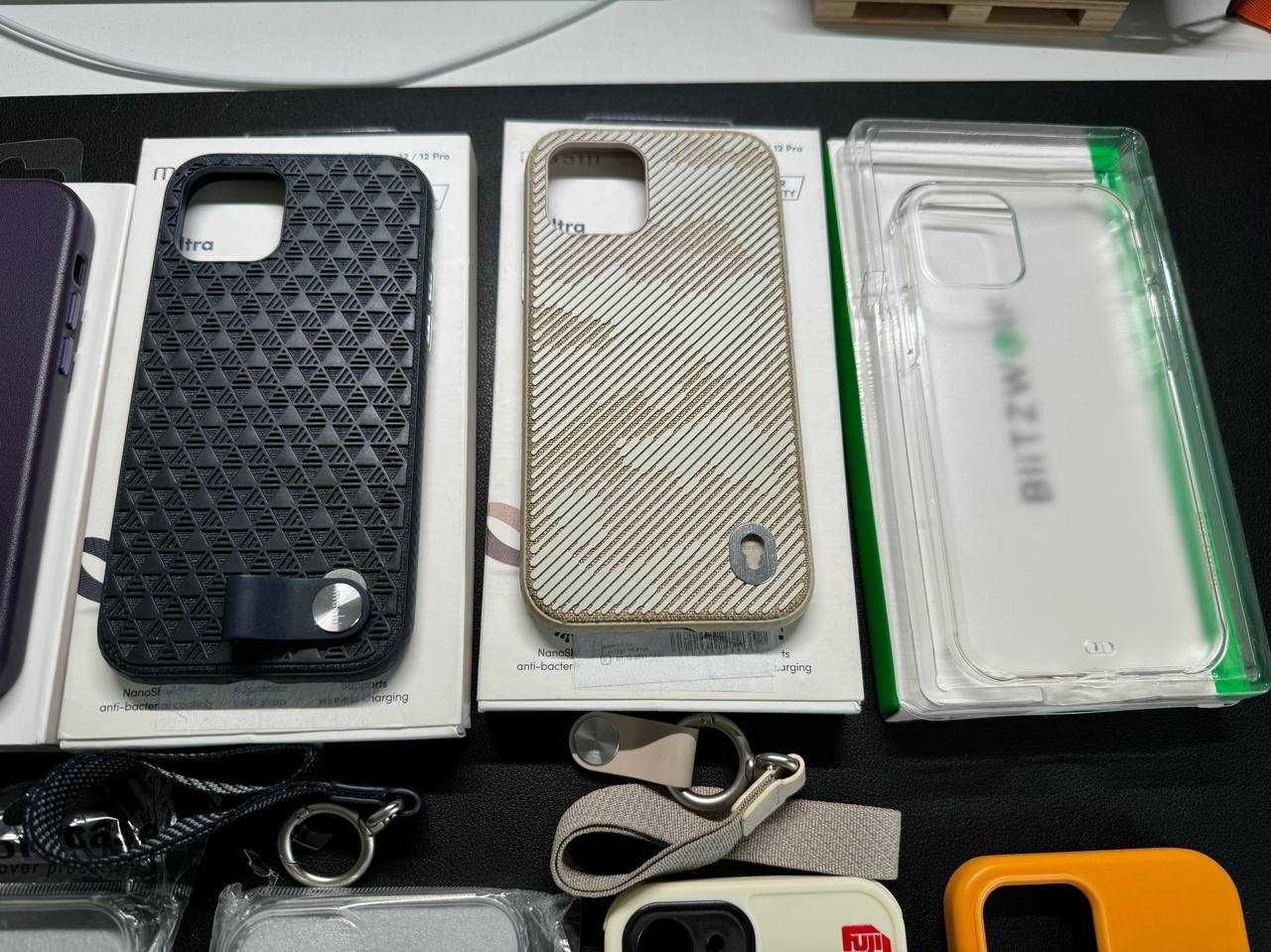 Чехол для iPhone 12/Pro Apple Silicon Moshi Altra Fuji Magsafe Leather