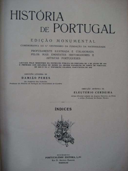 História de Portugal da Editora Portucalense