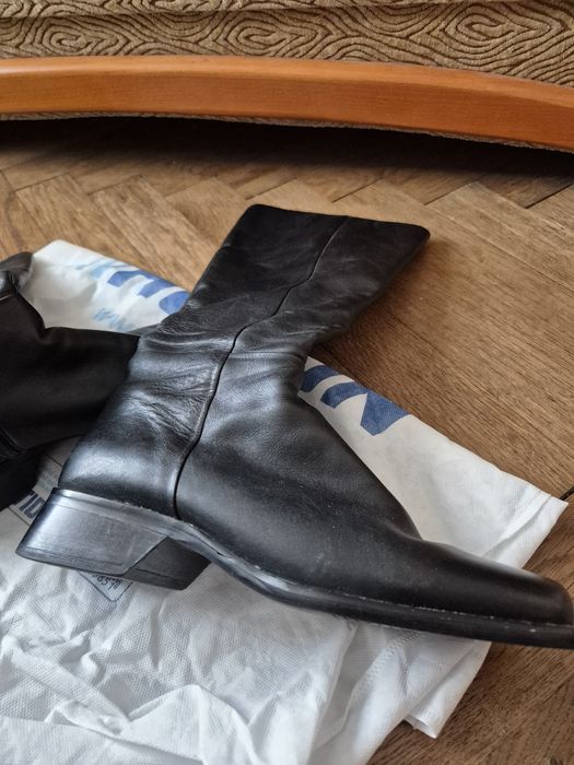 Kozaki skórzane damskie