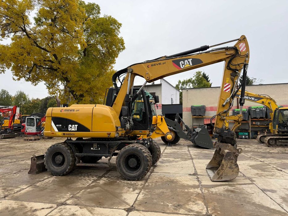 Caterpillar Cat M 313 D koparka kołowa 14 t głowica uchylna Powertilt