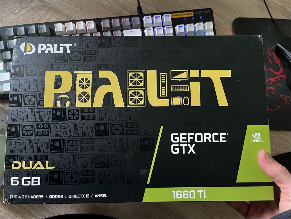 Palit GTX 1660TI Dual 6gb GDDR6 в відмінному стані