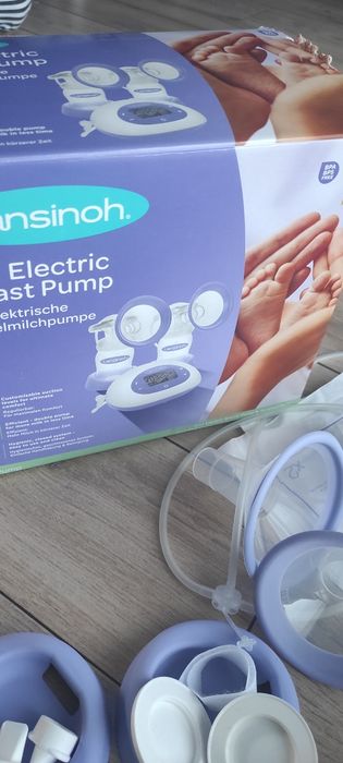 Kompletny zestaw laktator lansinoh elektryczny podwójny