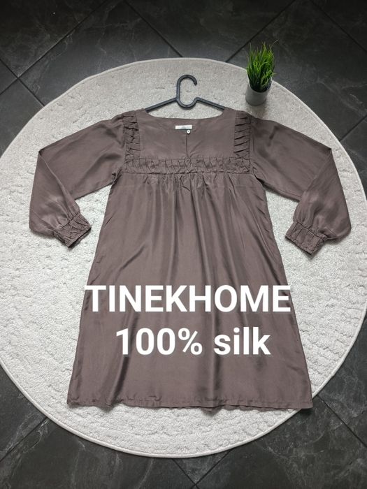 Sukienka TineKhome 100% jedwab, elegancka, S