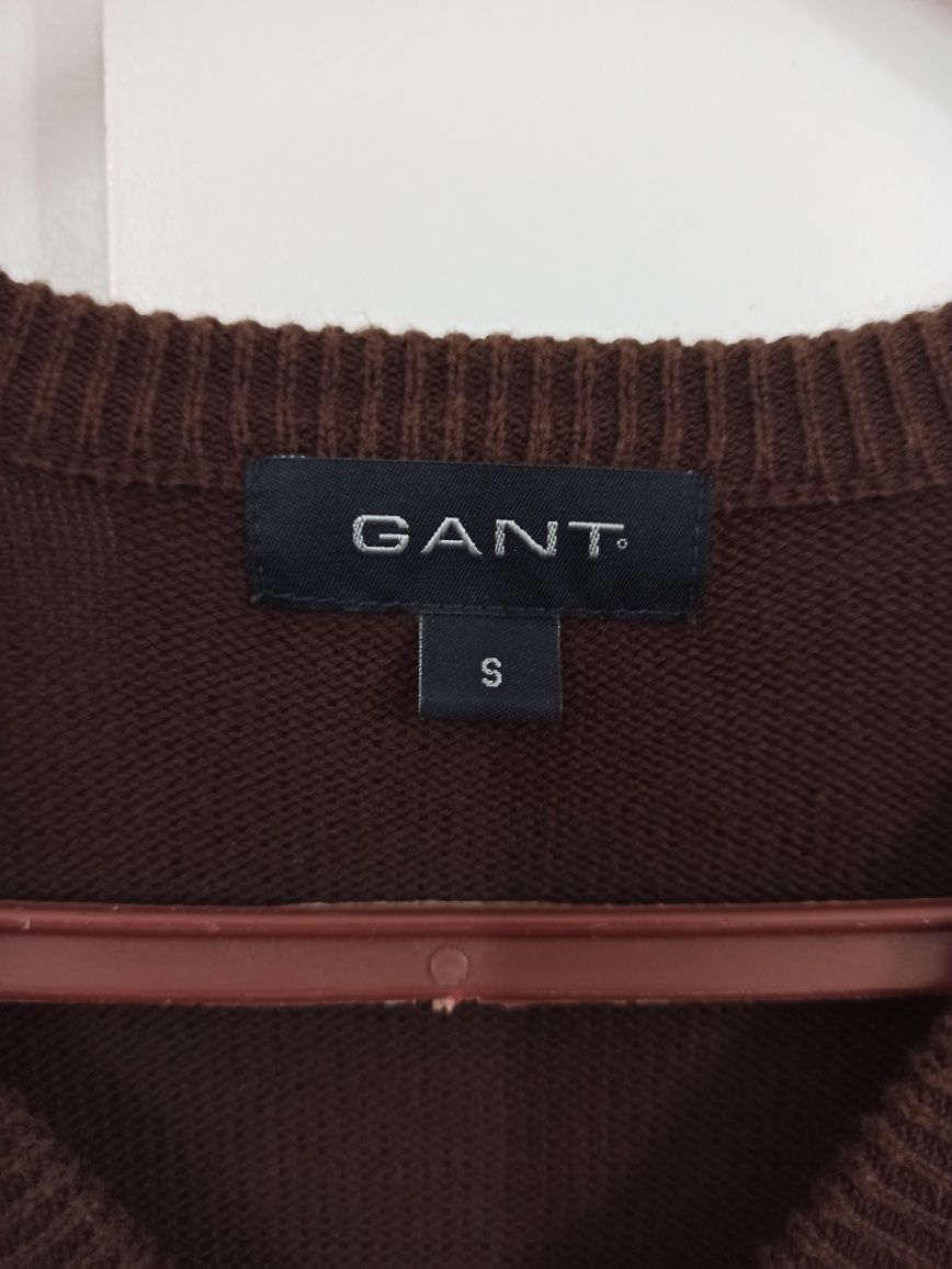 Sweater Gant cor castanho escuro