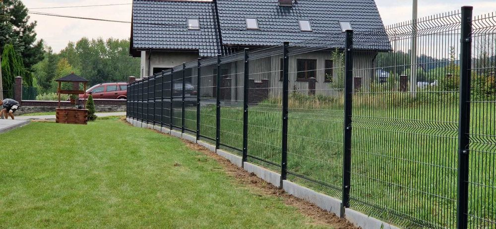 Ogrodzenie panelowe komplet sprzedaż montaż NIEPOŁOMICE