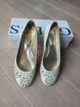 Guess, Baleriny kremowe, r: 37