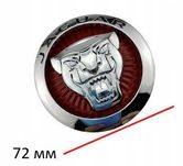Емблема передня Jaguar на решітку радіатора для Jaguar 72 мм