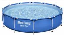BASEN OGRODOWY 396x84 BESTWAY + pompa  filtrująca  z kulkami  + gratis