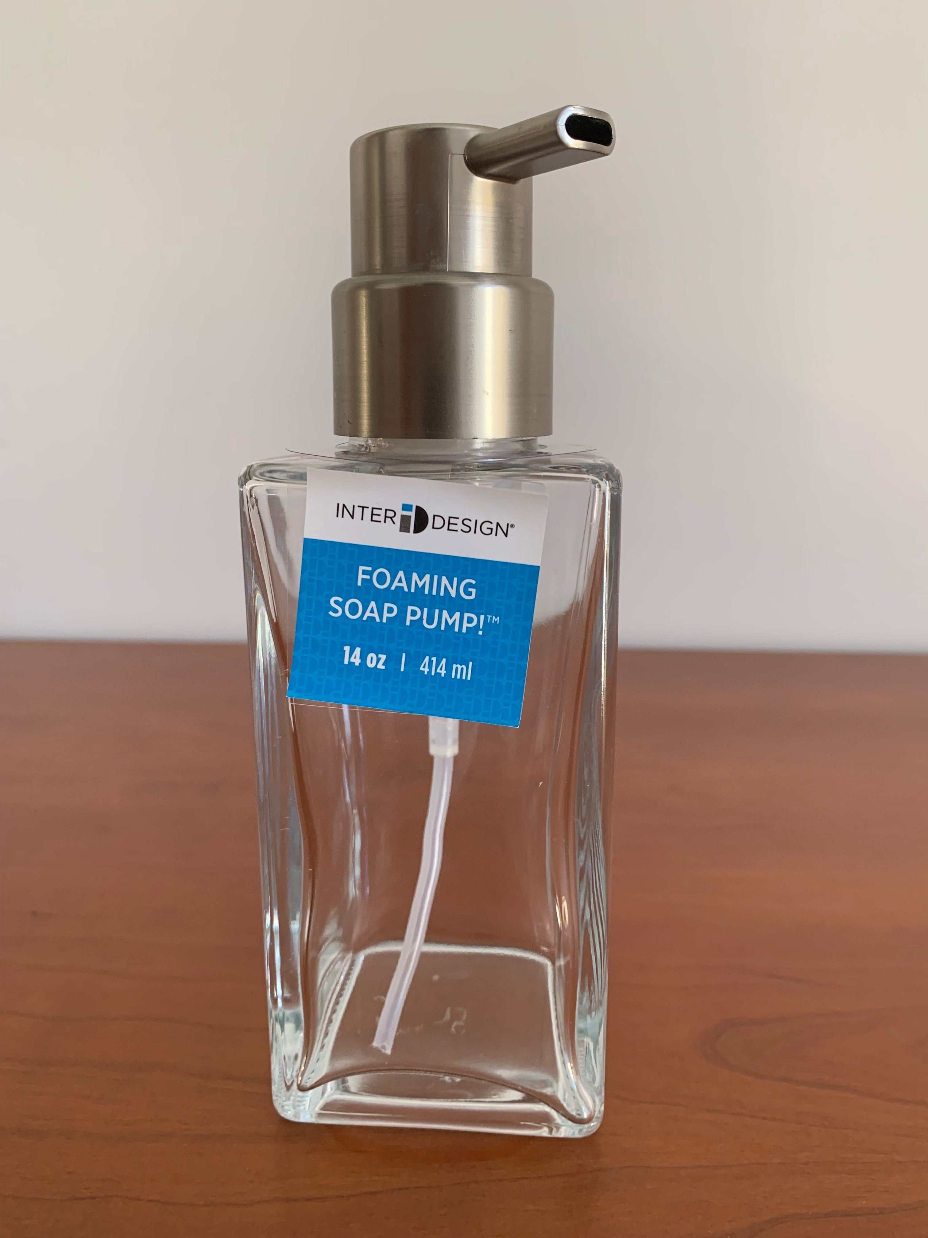 Novo INOX Frasco Doseador Espumador Inter Design (utensílio cozinha)
