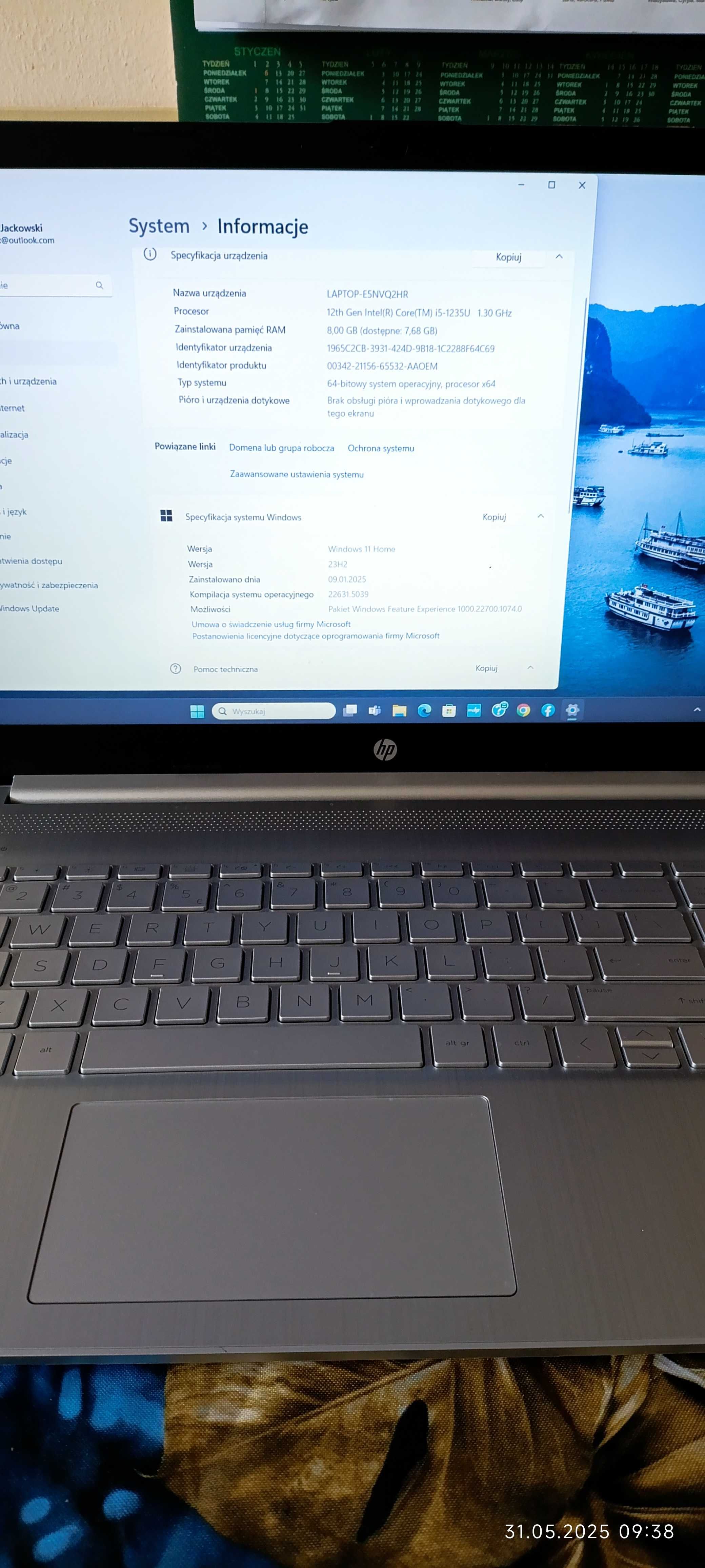 Laptop 15.6" i5-1235U 8GB RAM 512GB SSD Windows 11 Home