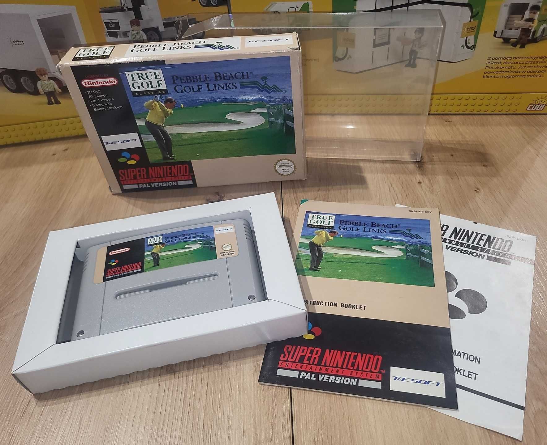 Gra Pebble Beach Golf Links - NINTENDO SNES - BDB- stan Komplet +Prot.