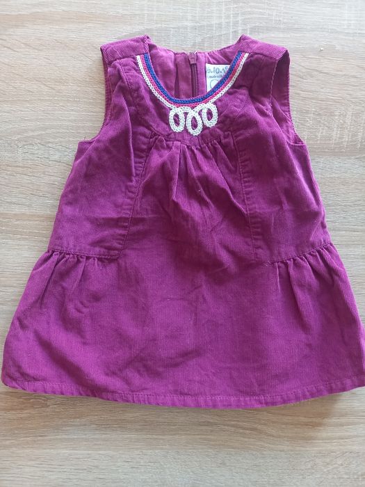 Sztruksowa sukienka rozm. 62