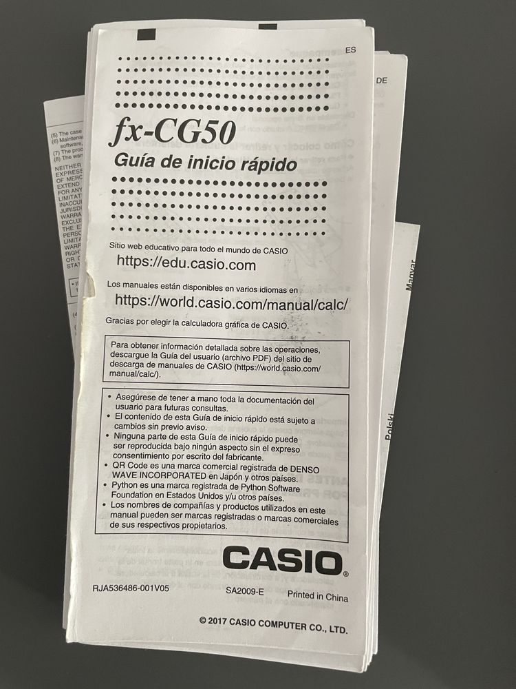 CASIO Calculadora Cientifica fx-CG50