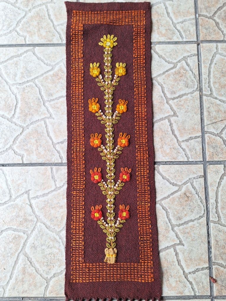 Kolekcja PRL stara makatka kilim  Cepelia