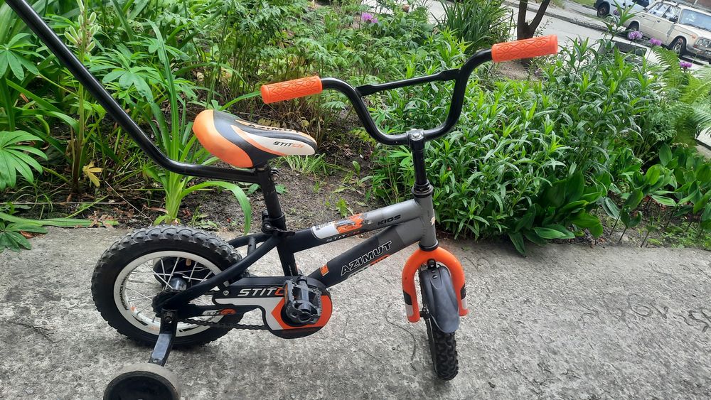 Дитячий велосипед Azimut Stitch 12', велобіг