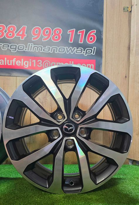 NOWE ALUFELGI MAZDA 17x5x114,3 - Mazda3,Mazda5,Mazda6 Cx30,Cx3,Cx5,Cx7