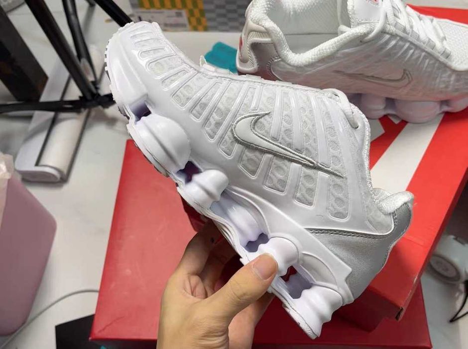 Butydamskie‍ Nike Shox TL White Uniseks Roz.45