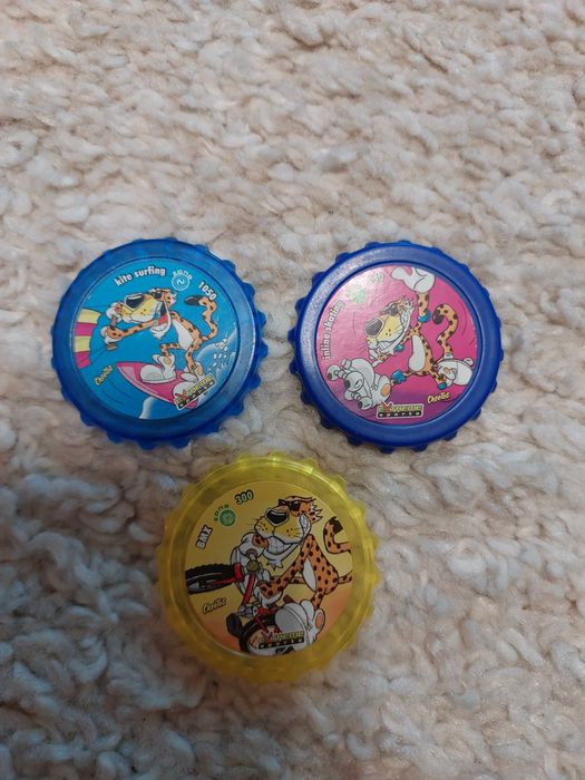 Kapsle plastikowe Cheetos Extreme Sport 3 sztuki